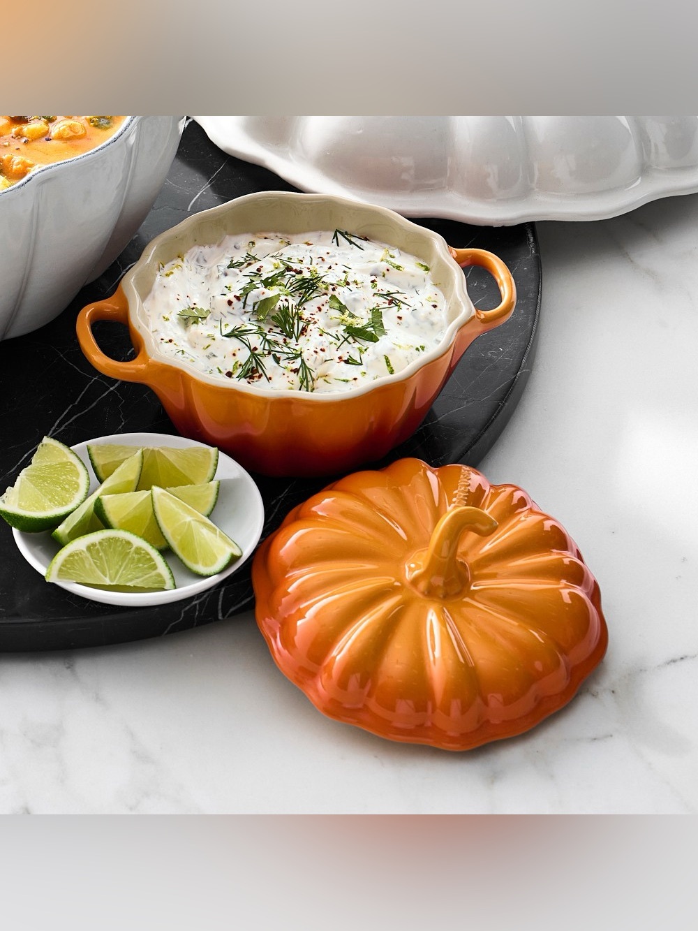 Le Creuset Mini Pumpkin Cocotte - Picture 2 of 7